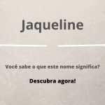 significado do nome Jaqueline