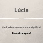 significado do nome Lúcia