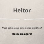 significado do nome Heitor