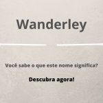 significado do nome Wanderley
