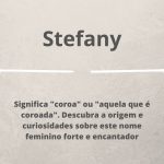 significado do nome Stefany