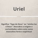 significado do nome Uriel