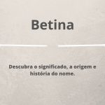 significado do nome Betina