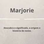 significado do nome Marjorie