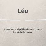 significado do nome Léo