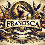 A classic depiction of the name Francisca, representing its Latin origins and deep resonance. The image should embody the concepts of freedom and inde