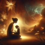 A heartwarming and meaningful image representing the concept of dreaming about a daughter. The scene should depict a nurturing and affectionate enviro