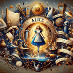 A symbolic representation of the name Alice, reflecting its Germanic origin and the meanings of charm and tradition. The image captures an elegant and
