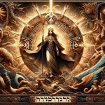 A symbolic representation of the name Isabella, reflecting its Hebrew origin and the meanings of ‘God is my oath’ and ‘consecrated to God’. The image