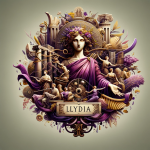 An artistic representation inspired by the name Lídia, reflecting its classical roots and rich historical significance. The image captures the essence