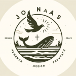 Create a minimalist image that captures the essence of the name ‘Jonas’, which means ‘dove’ and has deep biblical roots. The image should symbolize re