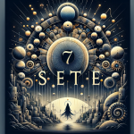 Create an artistic image representing the name Sete, emphasizing its mystery and symbolism. The artwork should visually capture the immediate associat