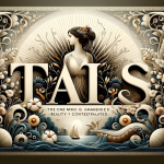 Create an artistic image representing the name Taís, capturing its charm and mystery. The artwork should visually express the Greek origin from ‘Thaïs