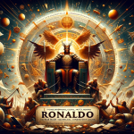 The image represents the meaning of the name Ronaldo, a masculine name of Nordic origin, derived from ‘Rögnvaldr’, combining ‘regin’ (counsel) and ‘va