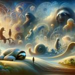 A dreamlike, tranquil image that visualizes the concept of ‘Understanding the Symbolism of Dreams The Meaning of Dreaming about a Sloth’. The scene i