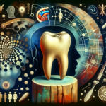 A visual representation of the interpretation of dreams about a decayed tooth. The image includes symbolic elements like a depiction of a decayed toot